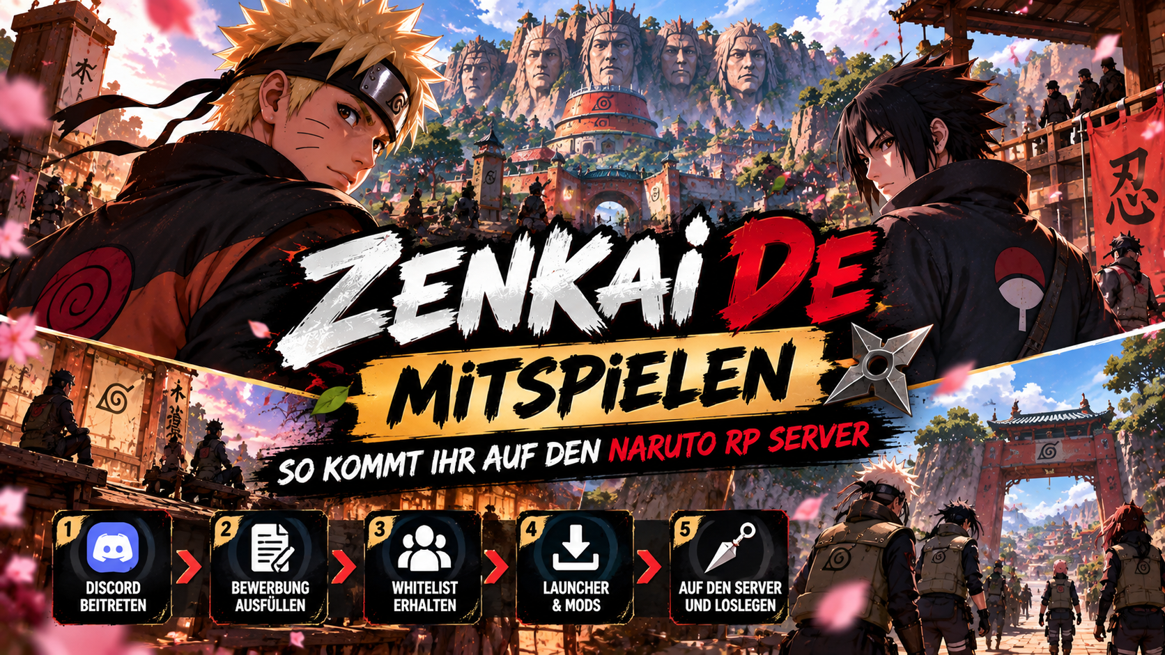Zenkai DE mitspielen: So kommt ihr auf den Naruto RP Server - Zockerfakten